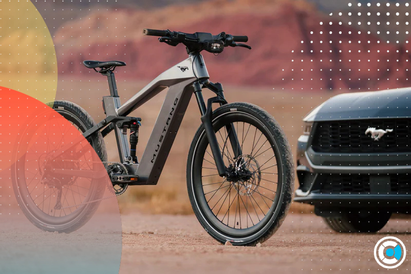 ¿Ya conoces la bicicleta eléctrica Mustang? Inspirada en el icónico auto de Ford